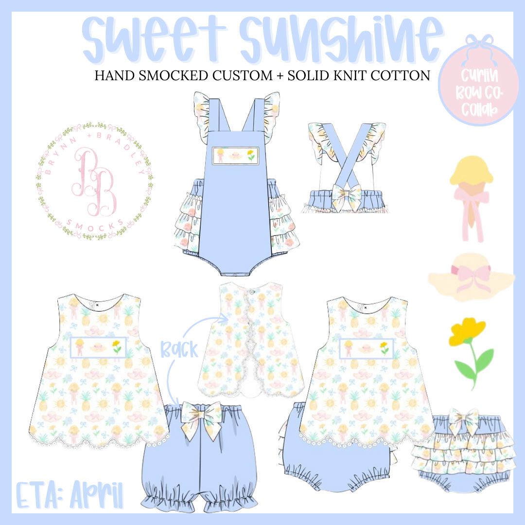 PO24: Sweet Sunshine Girl Bloomer Shorts Set