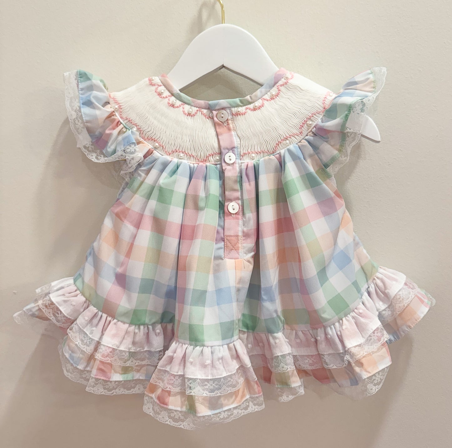 RTS: He is Risen Girl Diaper Set **Dress Length 5T-6T!**