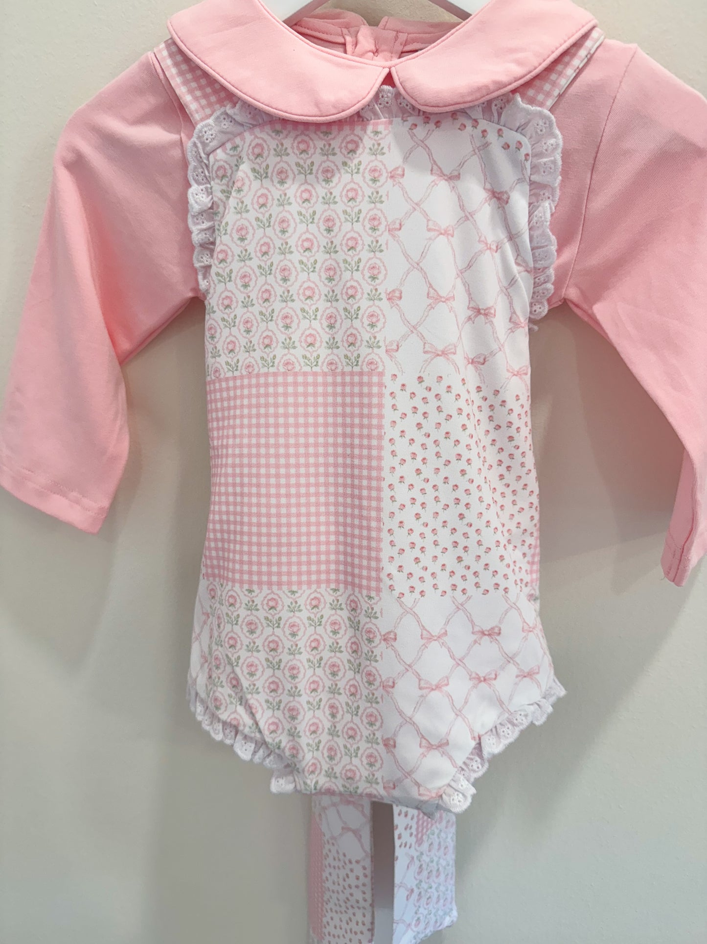 RTS: Parker’s Patchwork Girl Sunsuit Set