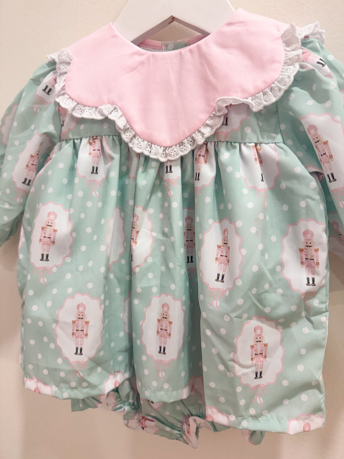 RTS: Girl’s Bitty Dot Nutcrackers Skirted Bubble