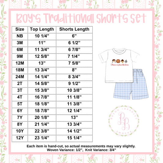 Boy Traditional Shorts Set