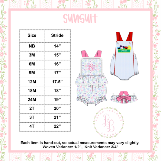 Boy/Girl Sunsuit