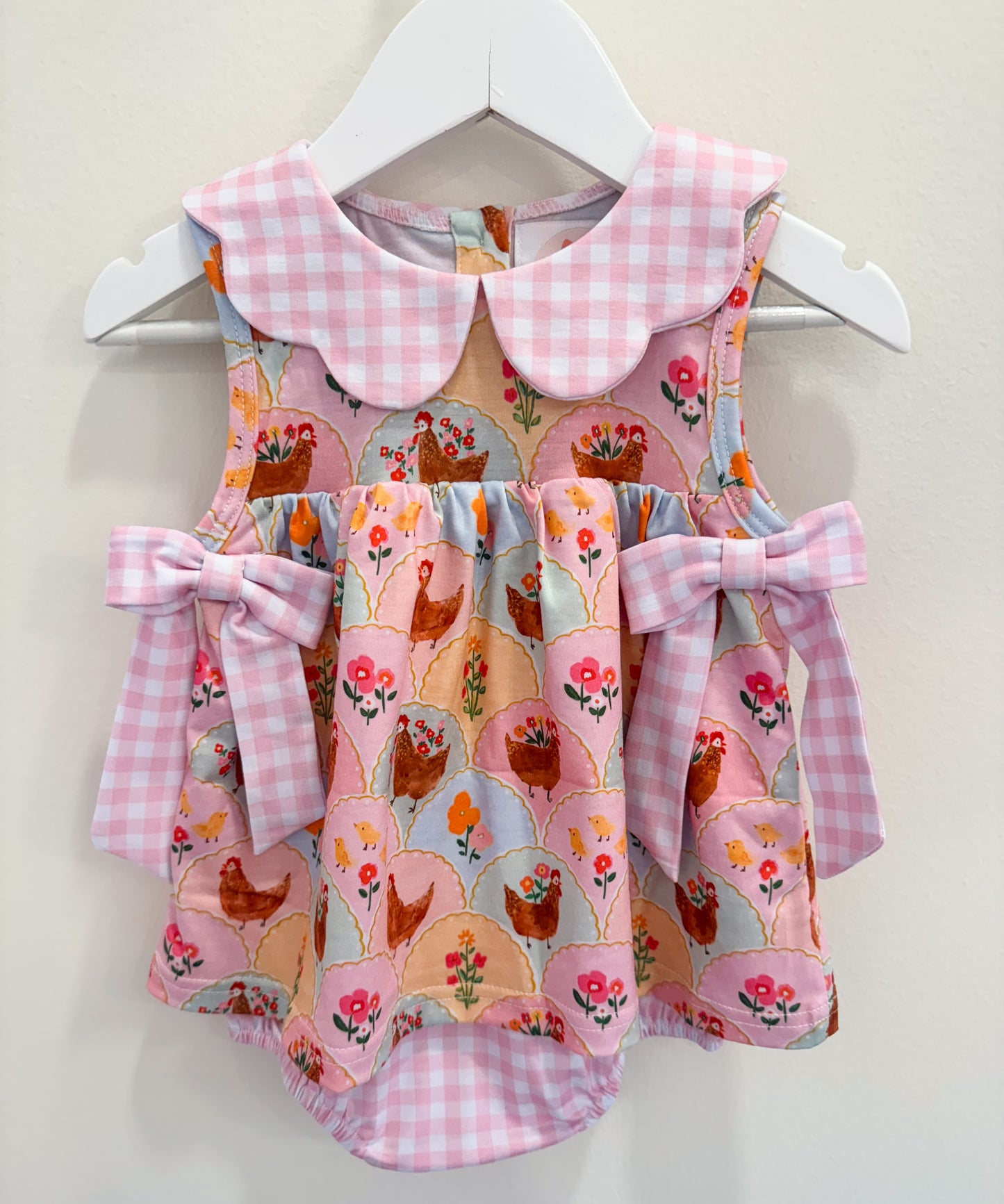 RTS: Girl’s Spring Chicken Skirted Bubble