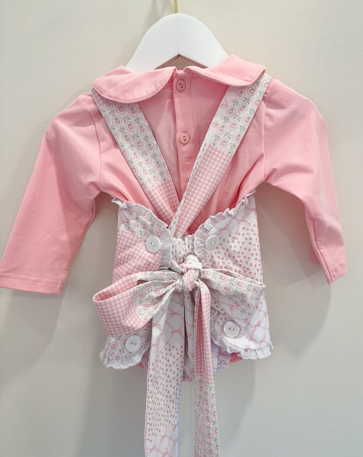 RTS: Parker’s Patchwork Girl Sunsuit Set