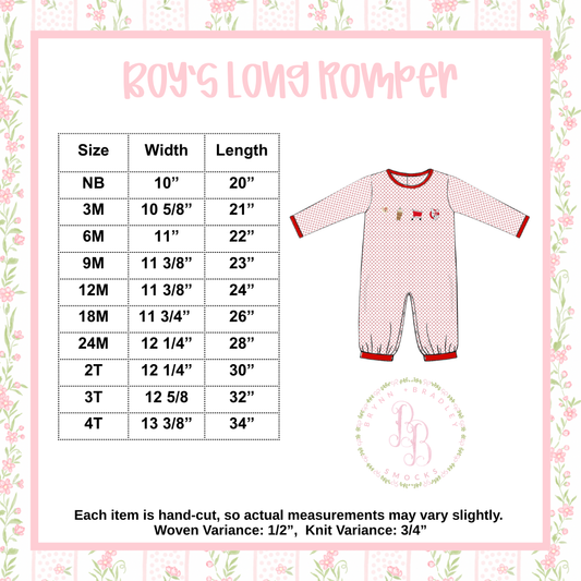 Boy Long Romper