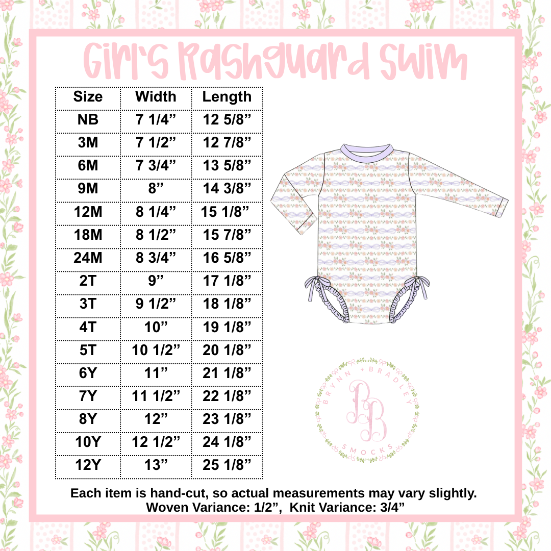 Girl Rashguard Swimsuit