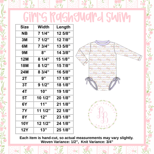 Girl Rashguard Swimsuit