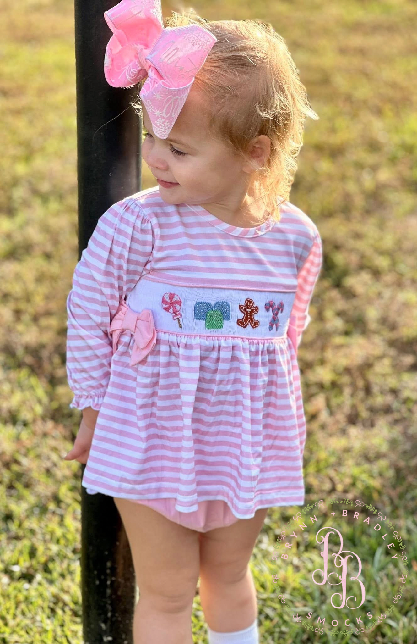 RTS: Candyland Christmas Girl Diaper Set