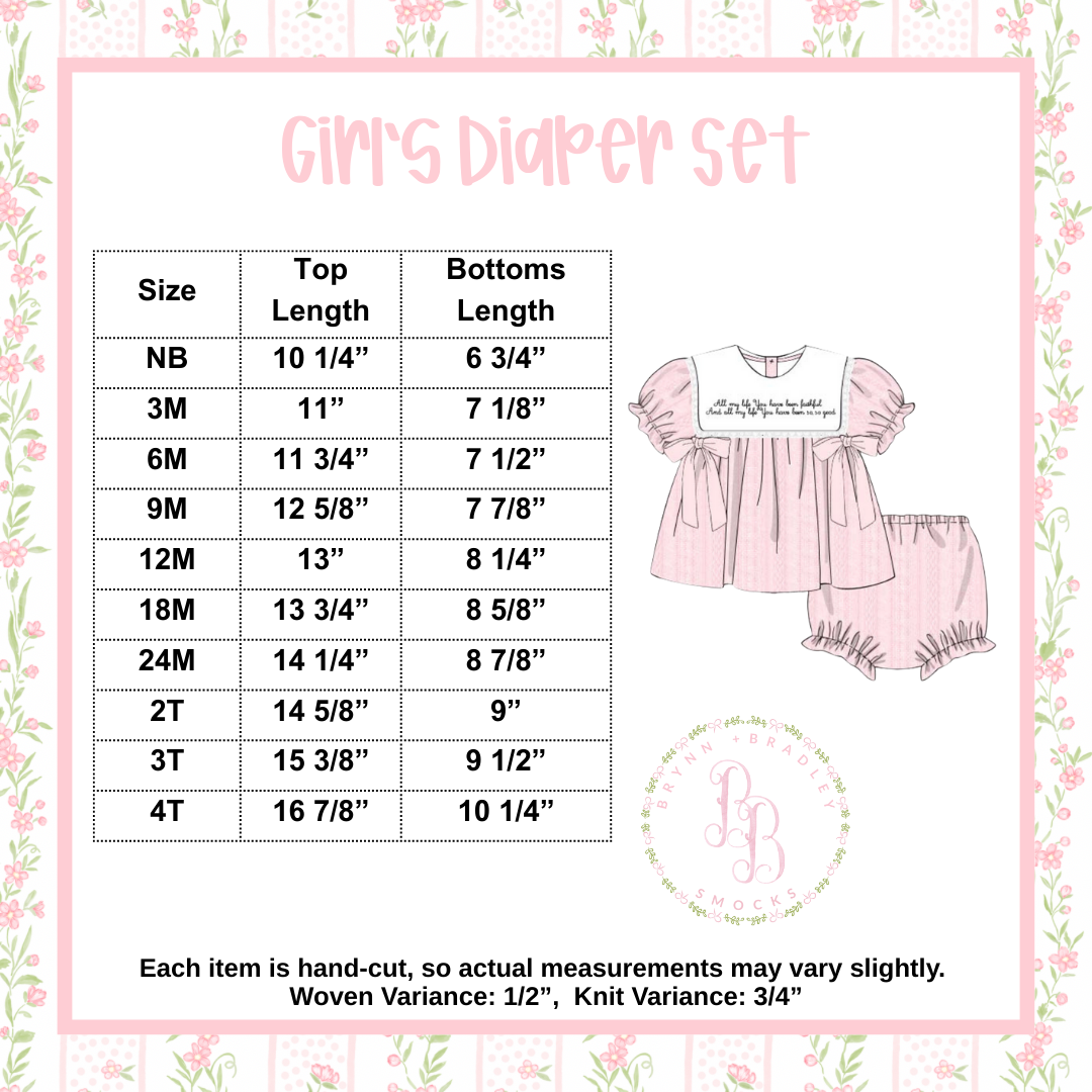 PO24: Cozy Coupes Girl Diaper Set