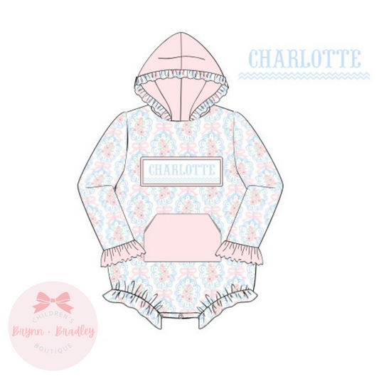PO21: Winter Livi’s Sweet Floral: Girl Hooded Bubble