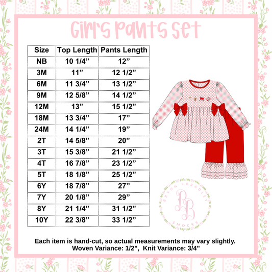 Girl Pants Set