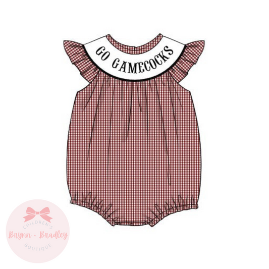 PO17: Garnet + Black Gameday Girl Bubble
