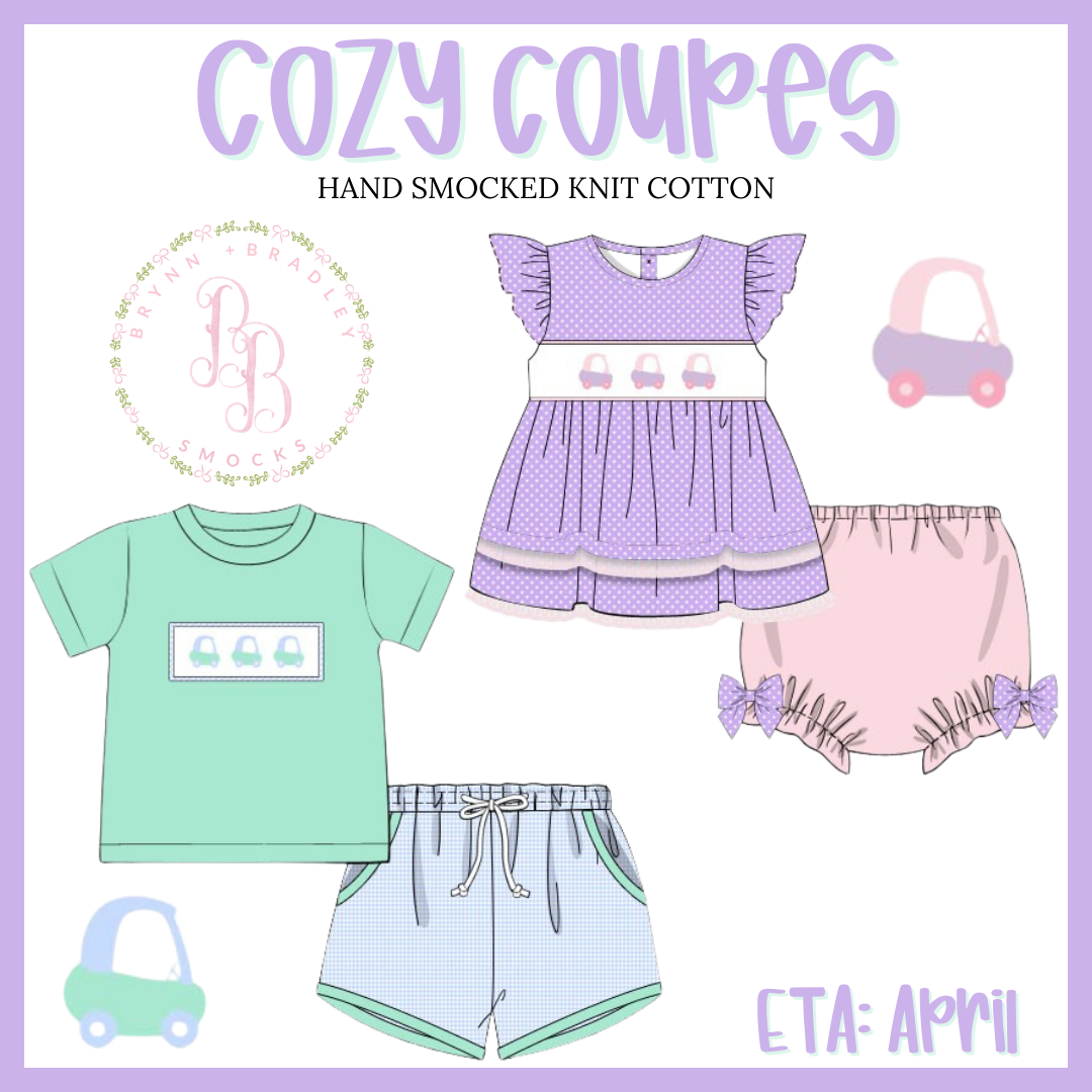 PO24: Cozy Coupes Girl Diaper Set