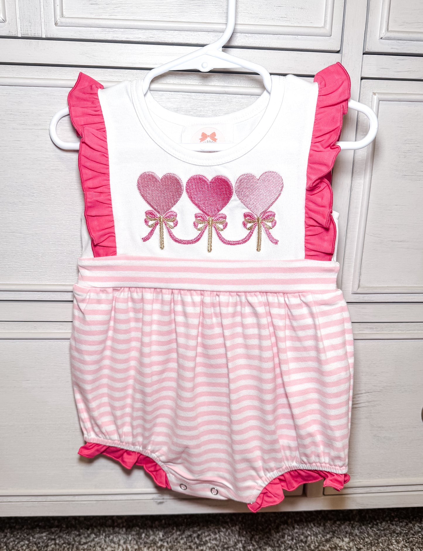 RTS: Pink Heart Pops Girl Bubble