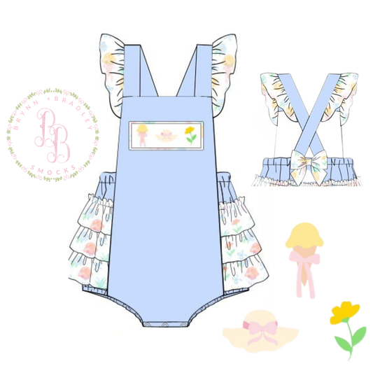 PO24: Sweet Sunshine Girl Sunsuit