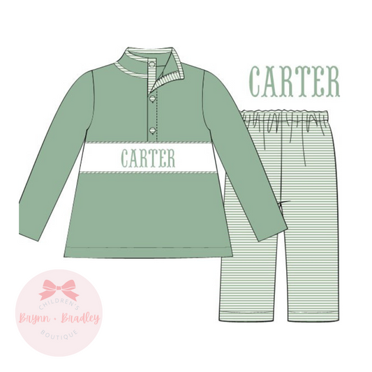 PO21: Boy’s Only Sets: Aqua Foam Pullover Set