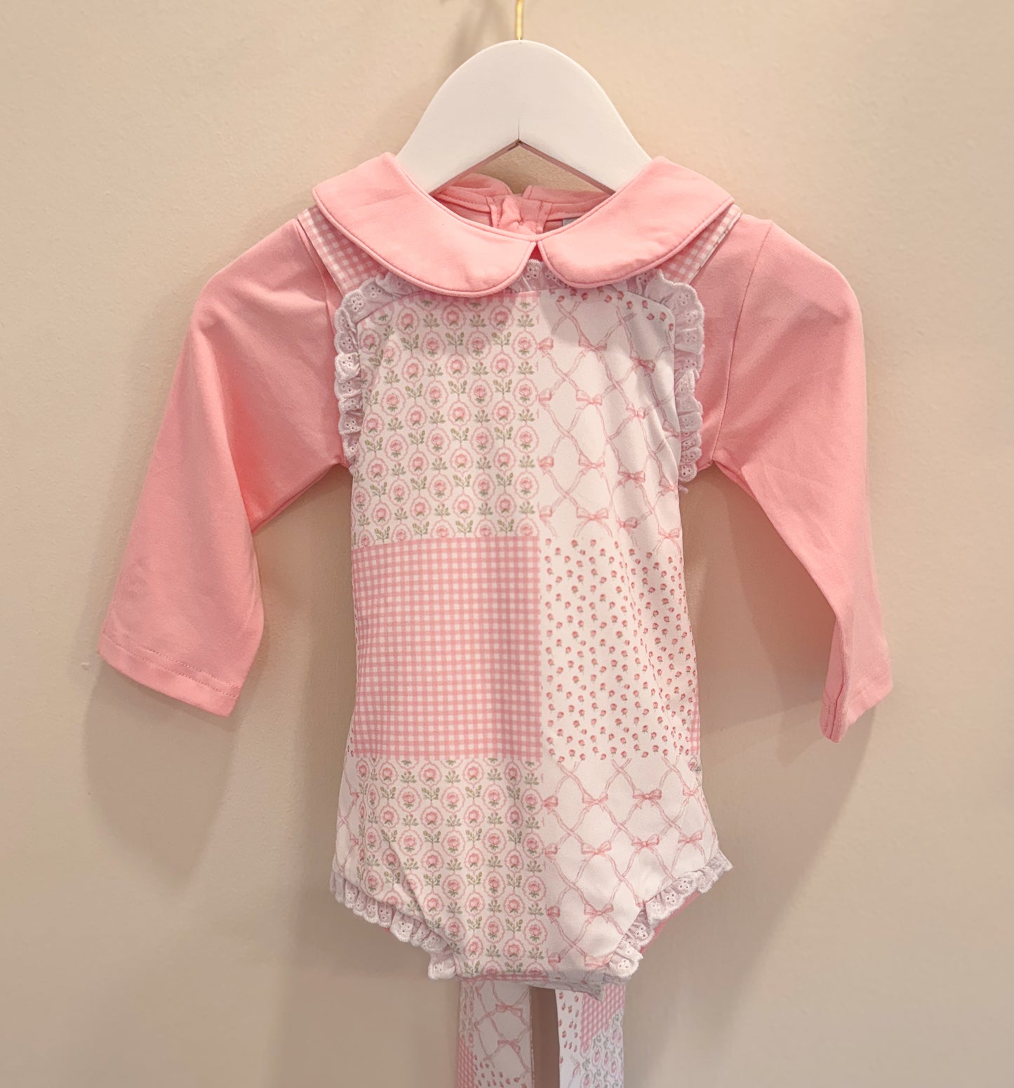 RTS: Parker’s Patchwork Girl Sunsuit Set