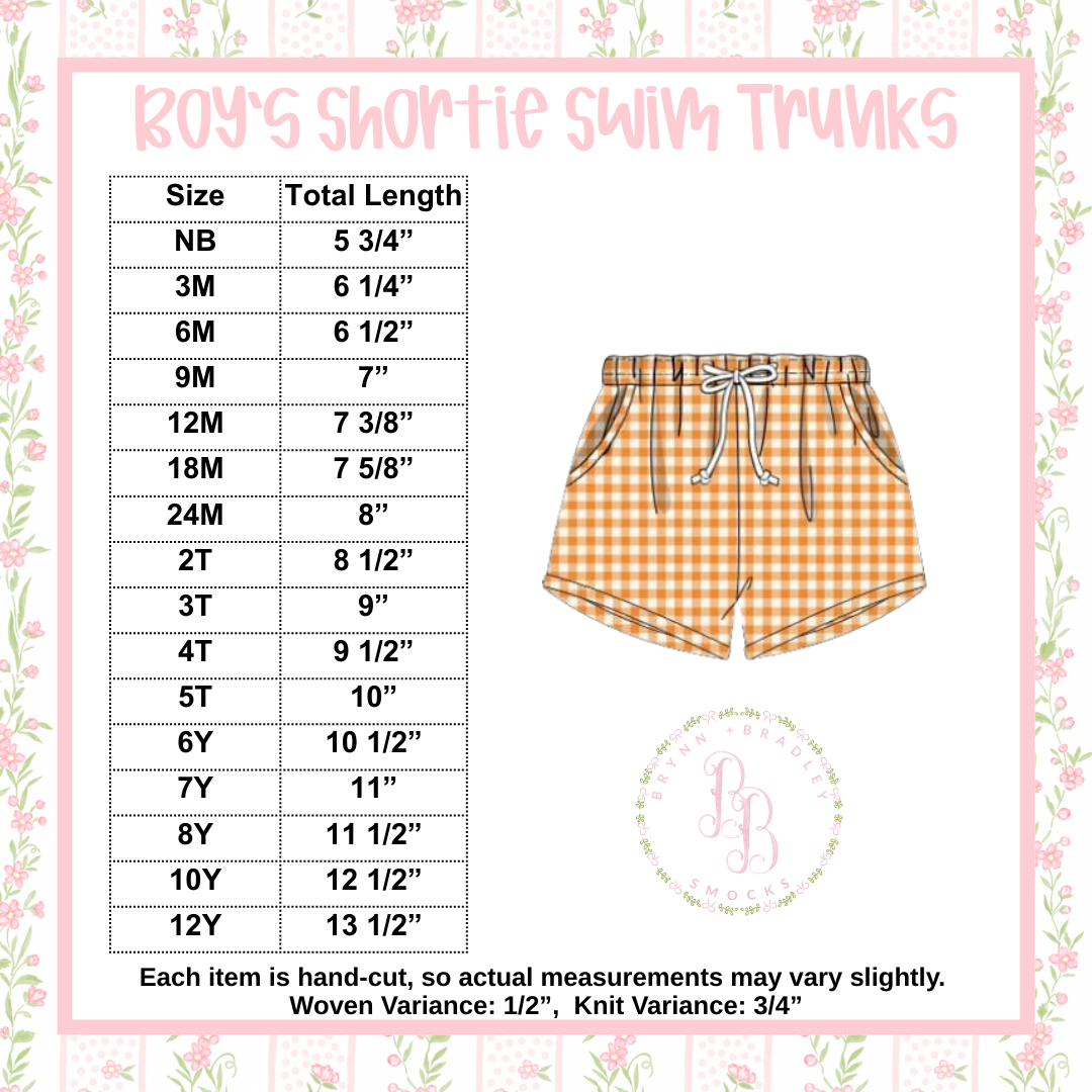 Boy Shortie Swim Trunks