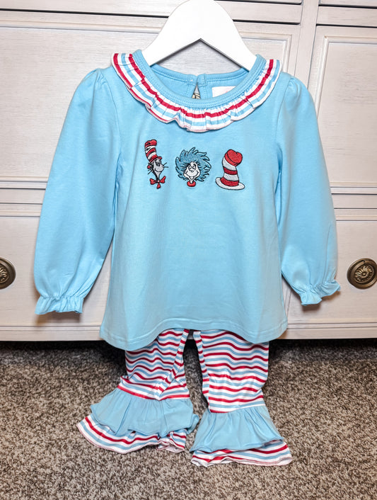 RTS: Cat in the Hat Girl Pants Set