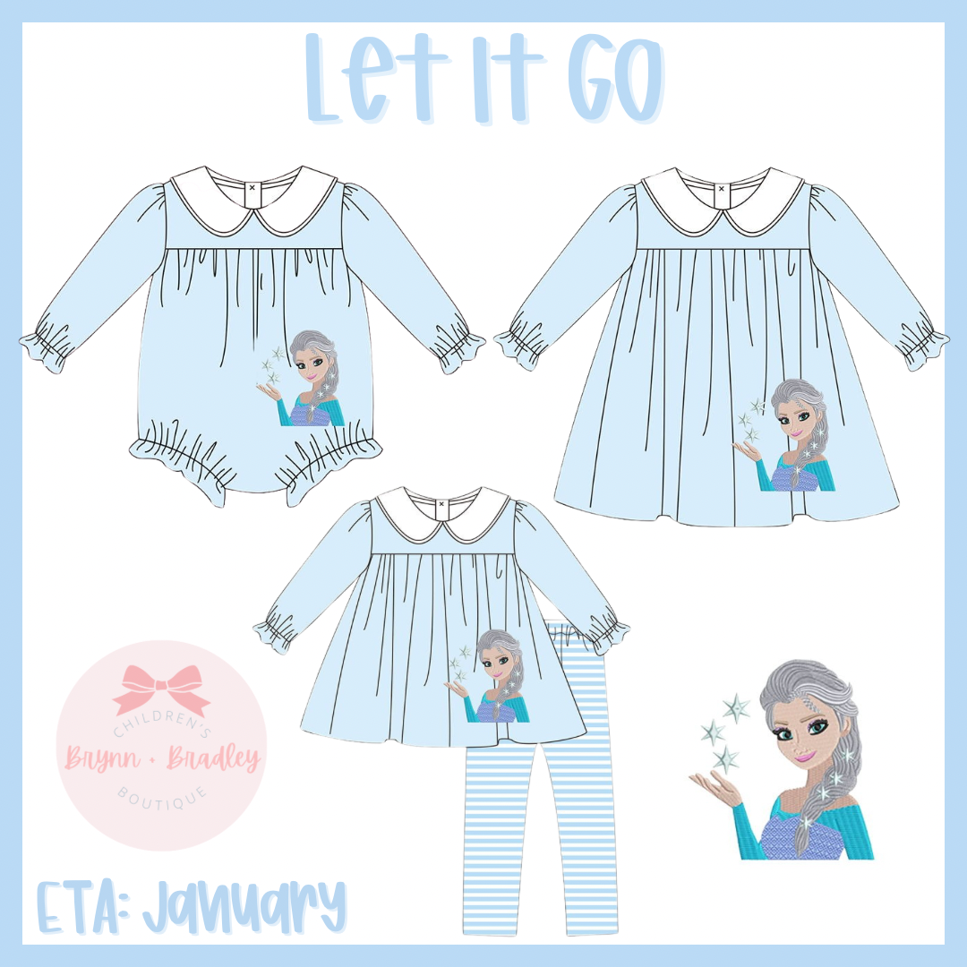 RTS: Let it Go Girl Pants Set