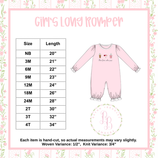Girl Long Romper