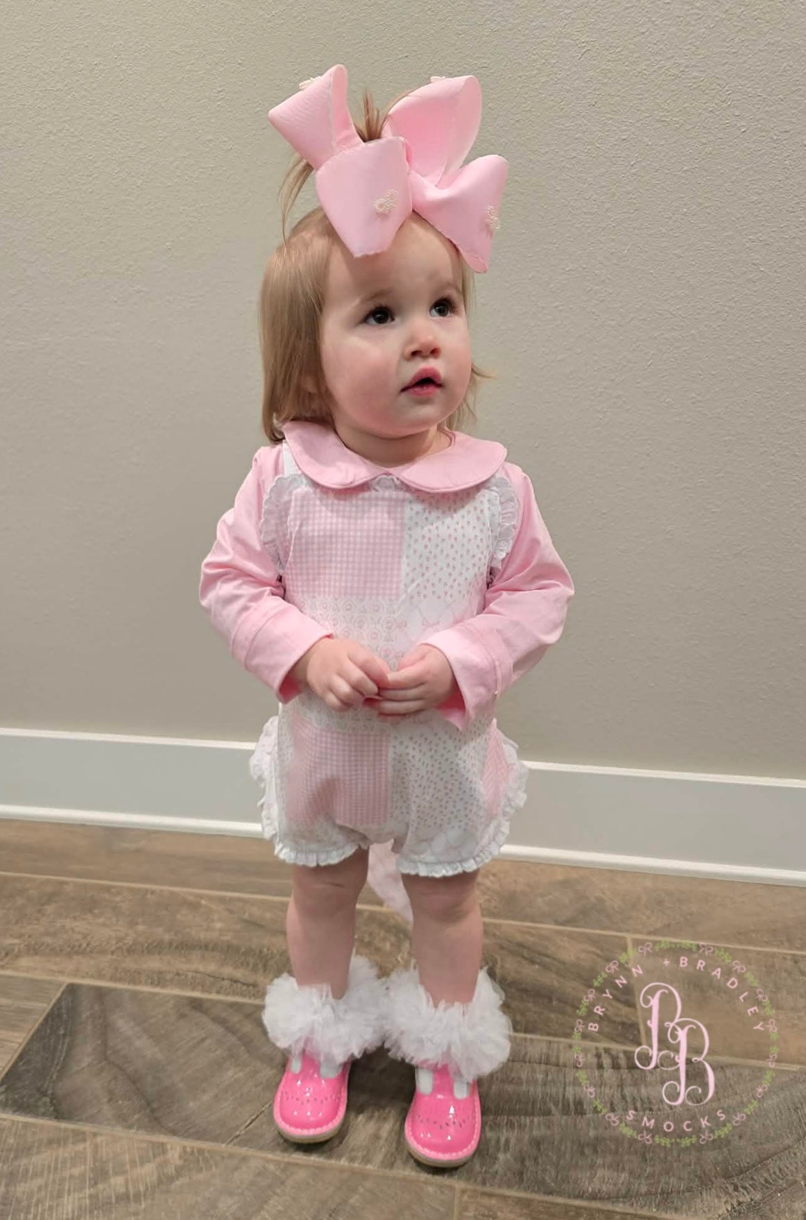 RTS: Parker’s Patchwork Girl Sunsuit Set