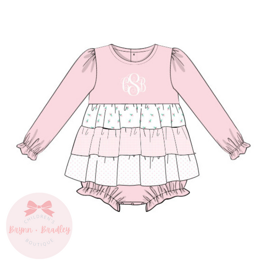 PO21: Pretty in Pink: Girl Skirted Bubble