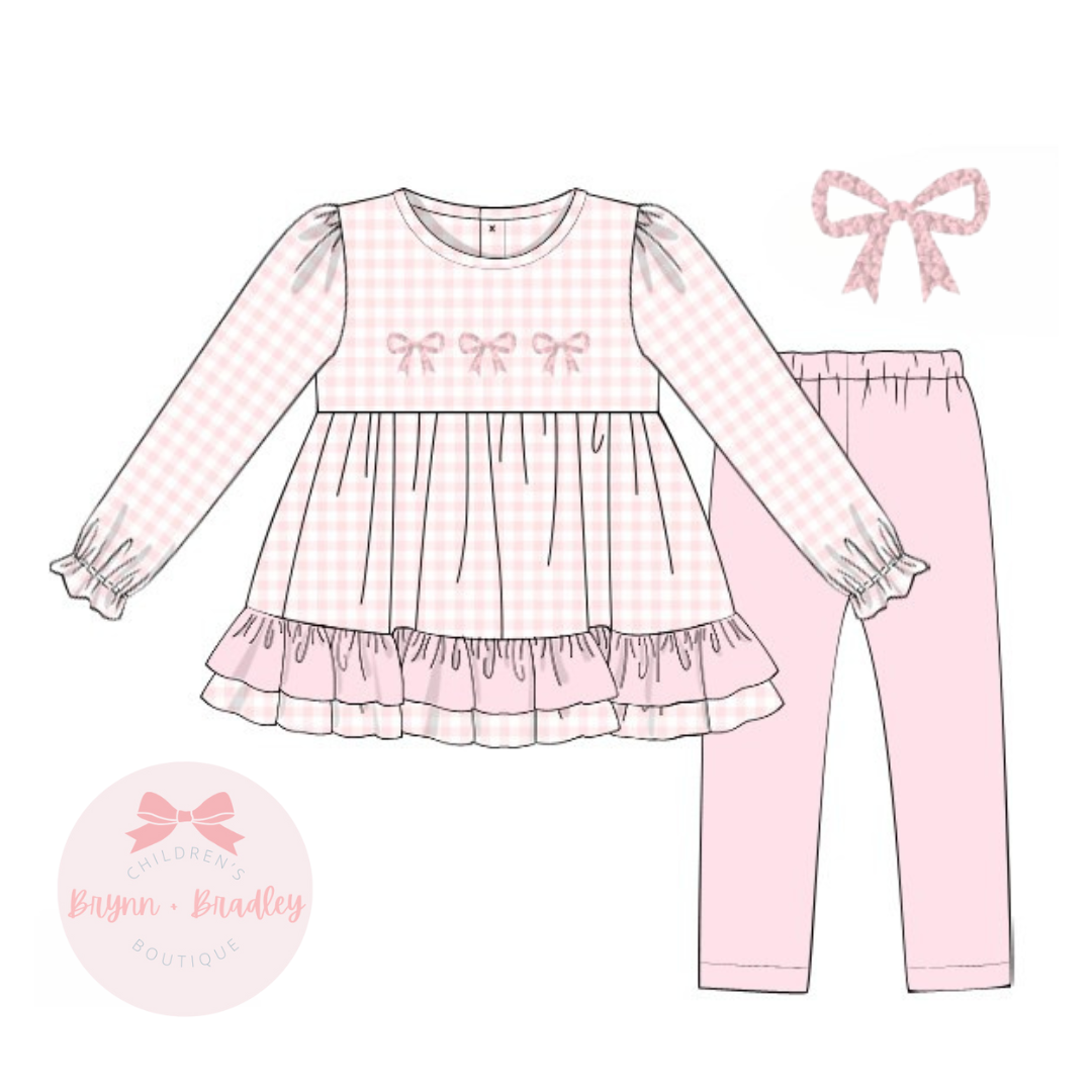PO21: Buddies + Bows: Girl Leggings Set