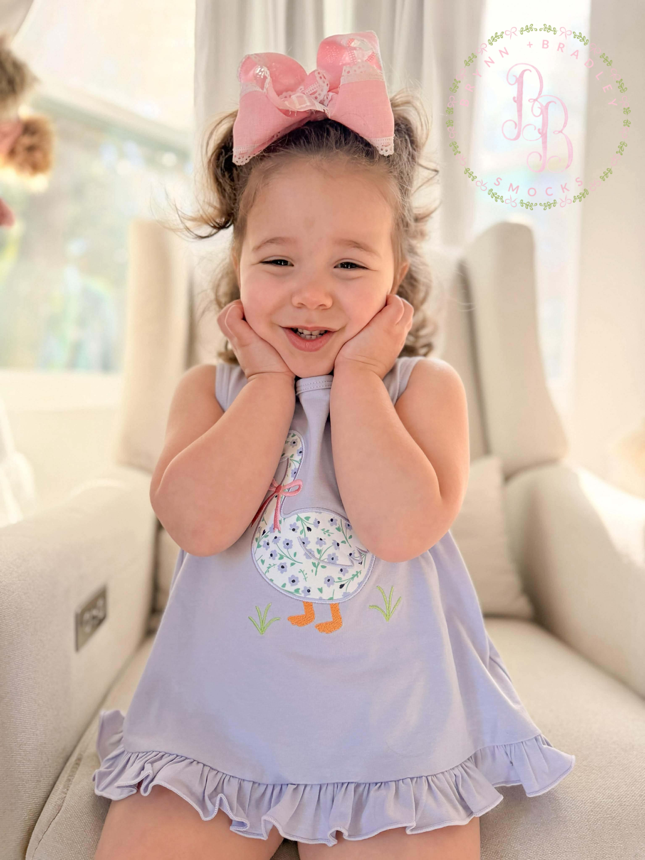 RTS: Silly Goose Girl Diaper Set