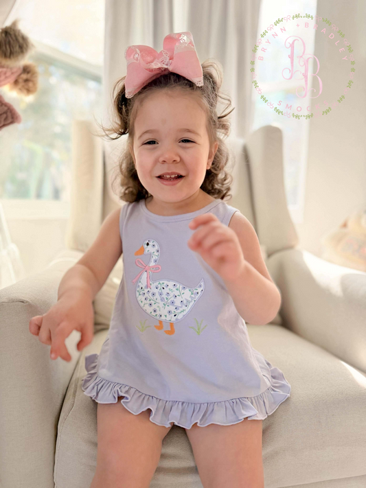 RTS: Silly Goose Girl Diaper Set