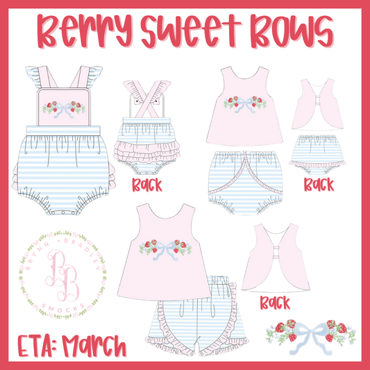 Preorder Berry Sweet Bows Collection - ETA: March