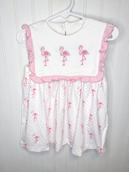 RTS: Girl’s Flamingo Dress