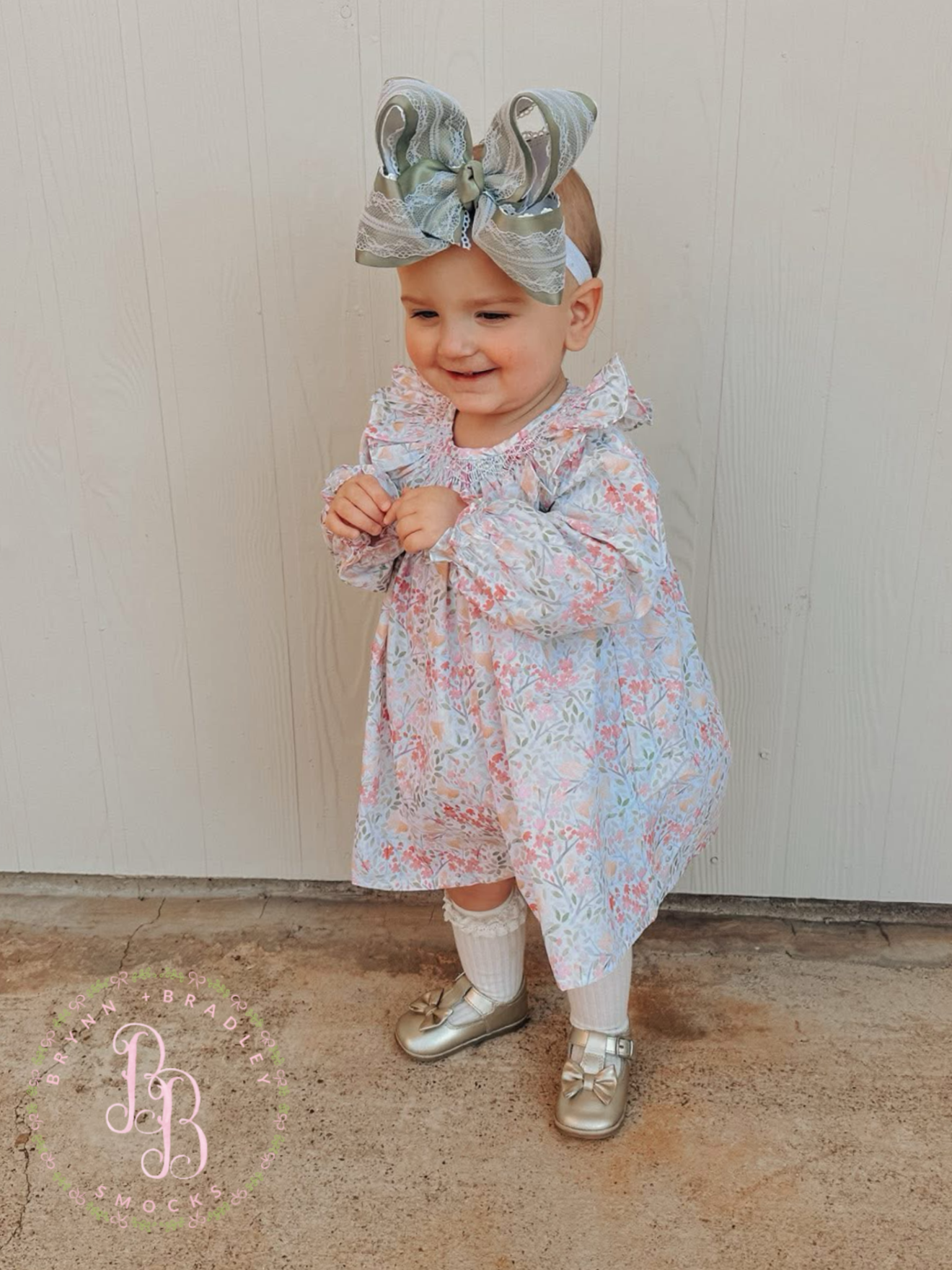 RTS: Petals + Pearls Girl Skirted Bubble