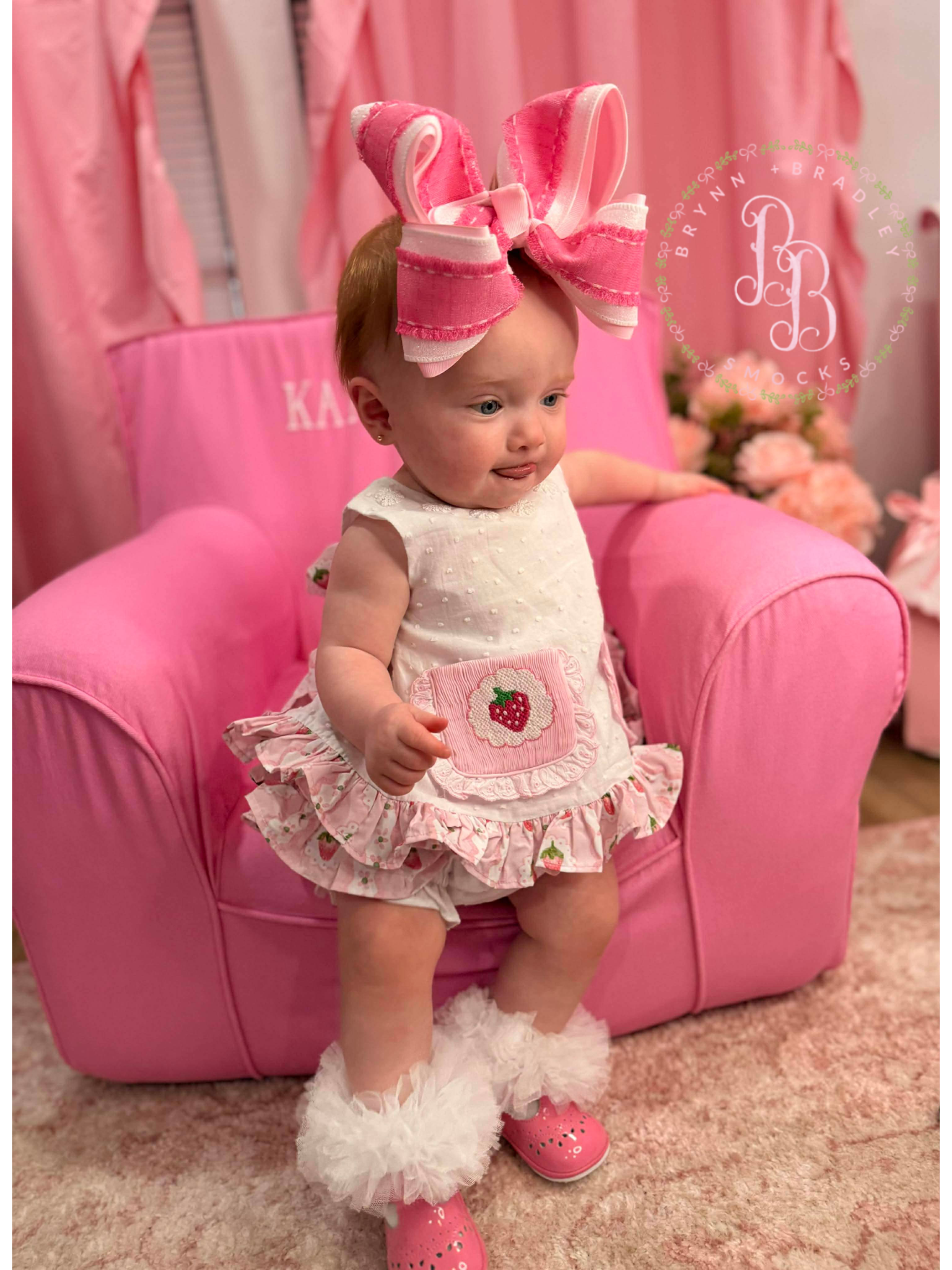 RTS: So Berry Sweet Girl Diaper Set