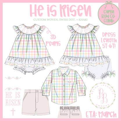 RTS: He is Risen Girl Skirted Bubble