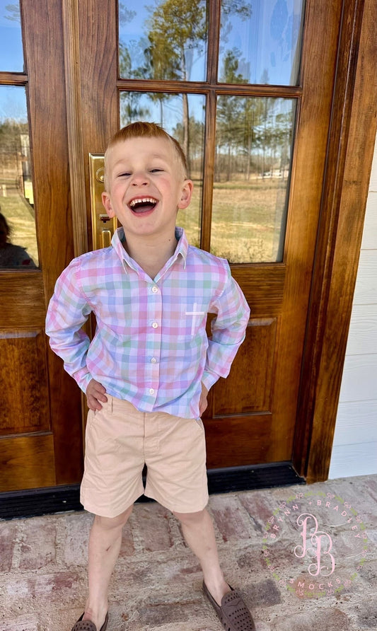 RTS: He is Risen Boy Shorts Set