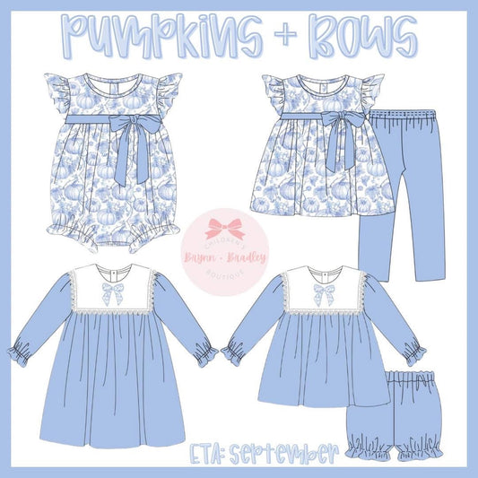 Preorder Pumpkins + Bows Collection- ETA: September