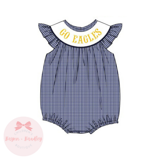 PO17: Navy + Gold Gameday Girl Bubble